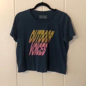 Outdoor Voices Crop Tee